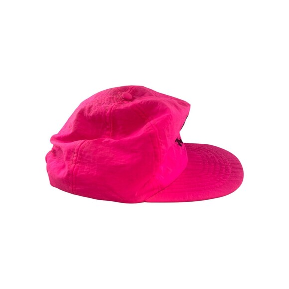 RARE Vintage 80s 90s Chicago White Sox Neon Pink Bill Snapback Cap Hat Black MLB main image 12